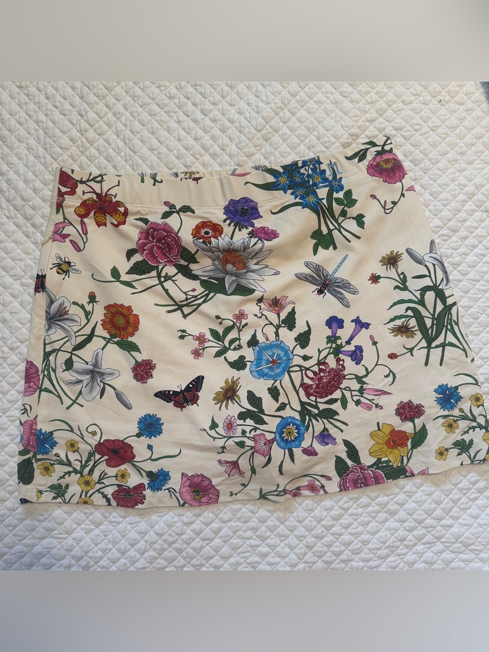 J. McLaughlin Floral Printed Athletic Skort Size XL